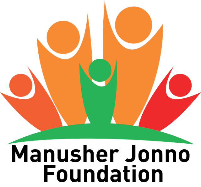Manusher Jonno Foundation (MJF) logo