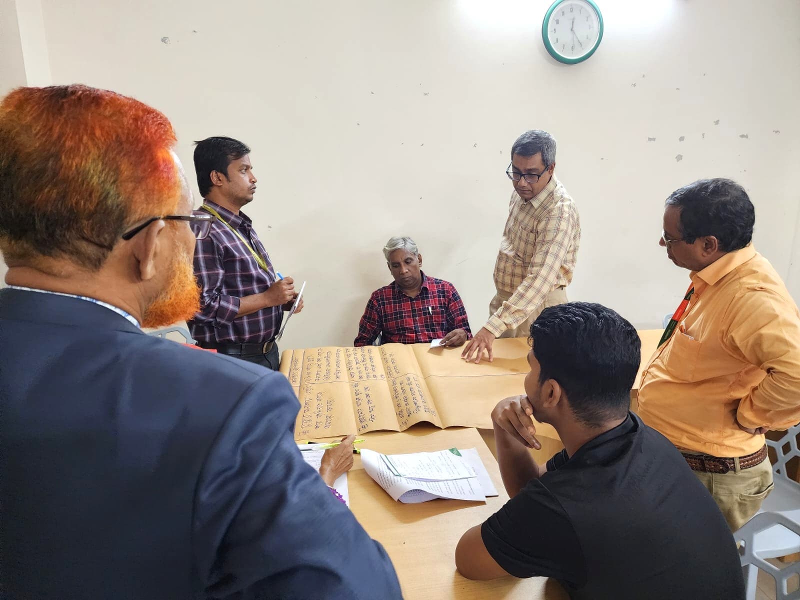 Group discussion during the consultation workshop